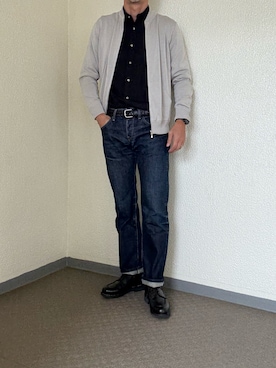 「アイテム（ビジネスシャツ）」を使った、ゴンさん（メンズ・178cm）の秋コーディネート