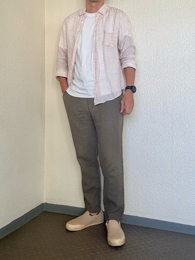 「アイテム（シャツ/ブラウス）」を使った、ゴンさん（メンズ・178cm）の秋コーディネート