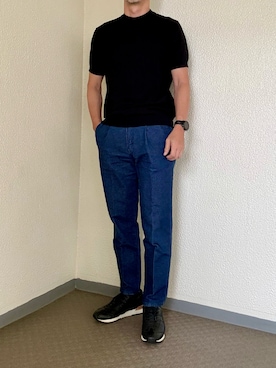 「UNIVERSAL LANGUAGE(ユニバーサルランゲージ)のアイテム」を使った、ゴンさん(メンズ・178cm)の秋コーディネート