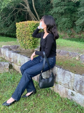 「LANCEL（ランセル）のアイテム（シューズ）」を使った、75krskさん（レディース・157cm）の秋コーディネート