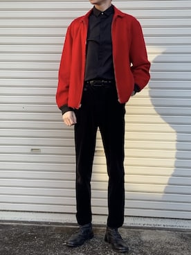 「ato（アトウ）のアイテム」を使った、なんかひょろながいやつさん（メンズ・180cm）の冬コーディネート