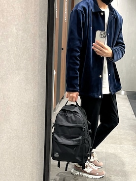 「kith」｜「アイテム（ジャケット/アウター）」を使った、ふじまさん（メンズ・174cm）の冬コーディネート