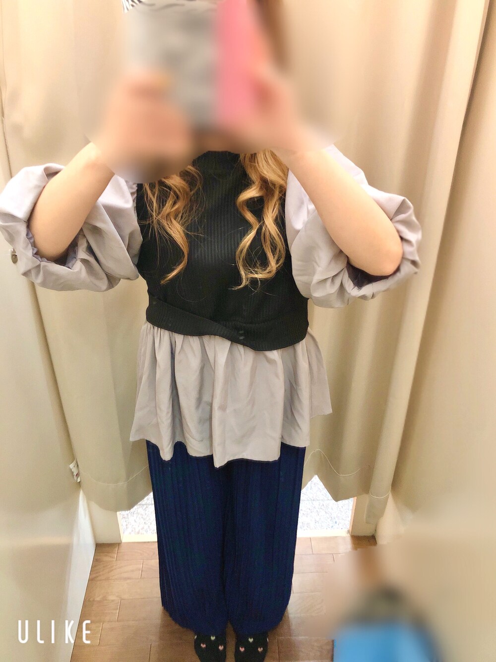 「秋コーデ、おしゃれさんと繋がりたい、おチビコーデ、低身長、低身長女子」｜「Availのアイテム（スラックス、ブルー系）」を使った、chimuさん（レディース・149cm）の秋コーディネートの1枚目の写真