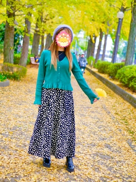 「イチョウ並木」｜chimuさん（レディース・149cm）の秋コーディネート