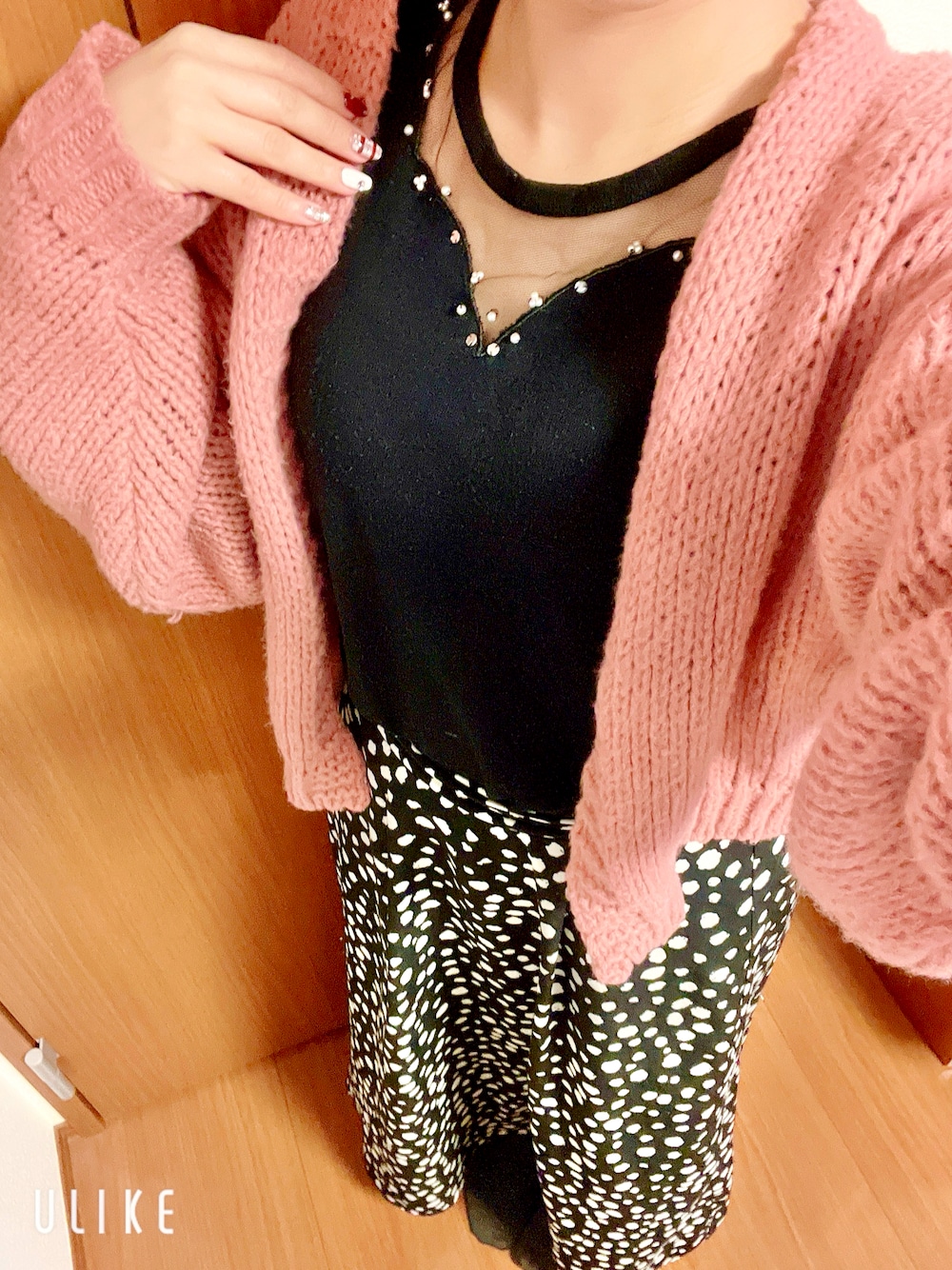 「Availのアイテム（ジャケット/アウター、ピンク系）」を使った、chimuさん（レディース・149cm）の春コーディネートの1枚目の写真