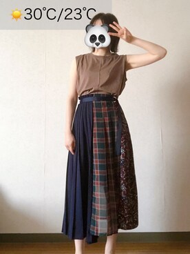 わかめごはん（道民）さん（レディース・153cm）の夏コーディネート