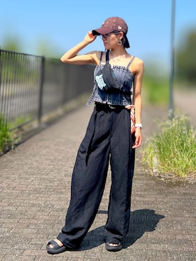 haruhugさん(レディース・154cm)の夏コーディネート