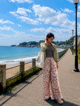 「Right-on（ライトオン）のアイテム」を使った、haruhugさん（レディース・154cm）の夏コーディネート
