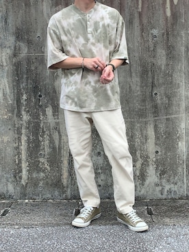 「Danner（ダナー）のアイテム（トップス）」を使った、けいごさん（メンズ・167cm）の夏コーディネート