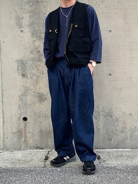 「NEW BALANCE 990」｜けいごさん（メンズ・167cm）の秋コーディネート