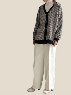 「Per sist ence（パーシエンス）のアイテム（パンツ）」を使った、Per sist enceさん（レディース・162cm）の冬コーディネート