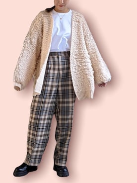 「Per sist ence（パーシエンス）のアイテム（パンツ）」を使った、Per sist enceさん（レディース・162cm）の冬コーディネート