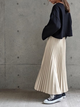 「Per sist ence（パーシエンス）のアイテム（スカート）」を使った、Per sist enceさん（レディース・162cm）の秋コーディネート