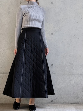 「Per sist ence（パーシエンス）のアイテム（スカート）」を使った、Per sist enceさん（レディース・162cm）の秋コーディネート