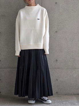 「Per sist ence（パーシエンス）のアイテム（スカート）」を使った、Per sist enceさん（レディース・162cm）の冬コーディネート