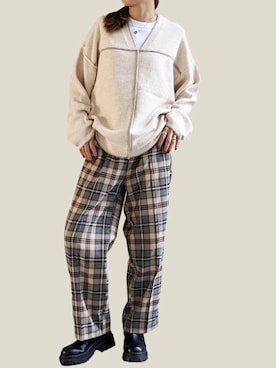 「Per sist ence（パーシエンス）のアイテム（パンツ）」を使った、Per sist enceさん（レディース・162cm）の冬コーディネート