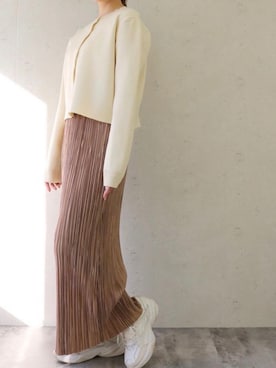 「Per sist ence（パーシエンス）のアイテム（スカート）」を使った、Per sist enceさん（レディース・162cm）の冬コーディネート