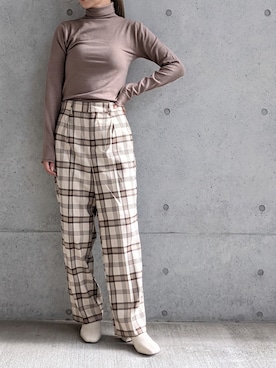 「Per sist ence（パーシエンス）のアイテム（パンツ）」を使った、Per sist enceさん（レディース・162cm）の秋コーディネート