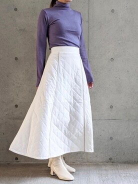 「Per sist ence（パーシエンス）のアイテム（スカート）」を使った、Per sist enceさん（レディース・162cm）の秋コーディネート