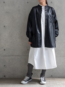 「Per sist ence（パーシエンス）のアイテム（レッグウェア）」を使った、Per sist enceさん（レディース・162cm）の秋コーディネート