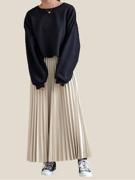 「Per sist ence（パーシエンス）のアイテム（スカート）」を使った、Per sist enceさん（レディース・162cm）の冬コーディネート
