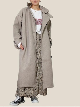 「Per sist ence（パーシエンス）のアイテム（ジャケット/アウター）」を使った、Per sist enceさん（レディース・162cm）の冬コーディネート