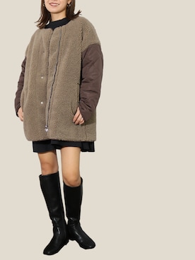 「Per sist ence（パーシエンス）のアイテム（ジャケット/アウター）」を使った、Per sist enceさん（レディース・162cm）の秋コーディネート