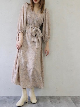 「Per sist ence（パーシエンス）のアイテム（ワンピース/ドレス）」を使った、Per sist enceさん（レディース・162cm）の冬コーディネート