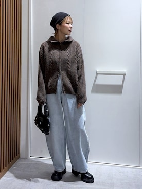 「FREE'S MART（フリーズマート）のアイテム」を使った、aikaさん（レディース・158cm）の秋コーディネート