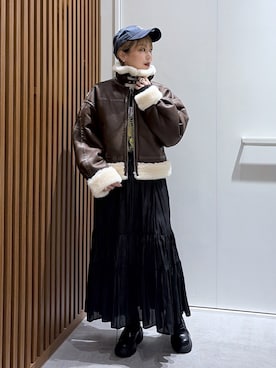 「FREE'S MART（フリーズマート）のアイテム」を使った、aikaさん（レディース・158cm）の秋コーディネート