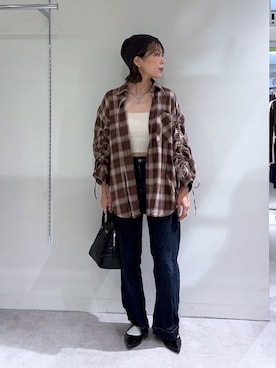「FREE'S MART（フリーズマート）のアイテム」を使った、aikaさん（レディース・158cm）の秋コーディネート