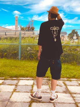 「COREFIGHTER（コアファイター）のアイテム」を使った、1977takeshiさん（メンズ・177cm）の夏コーディネート