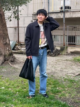 田村海翔さん（メンズ・170cm）の春コーディネート