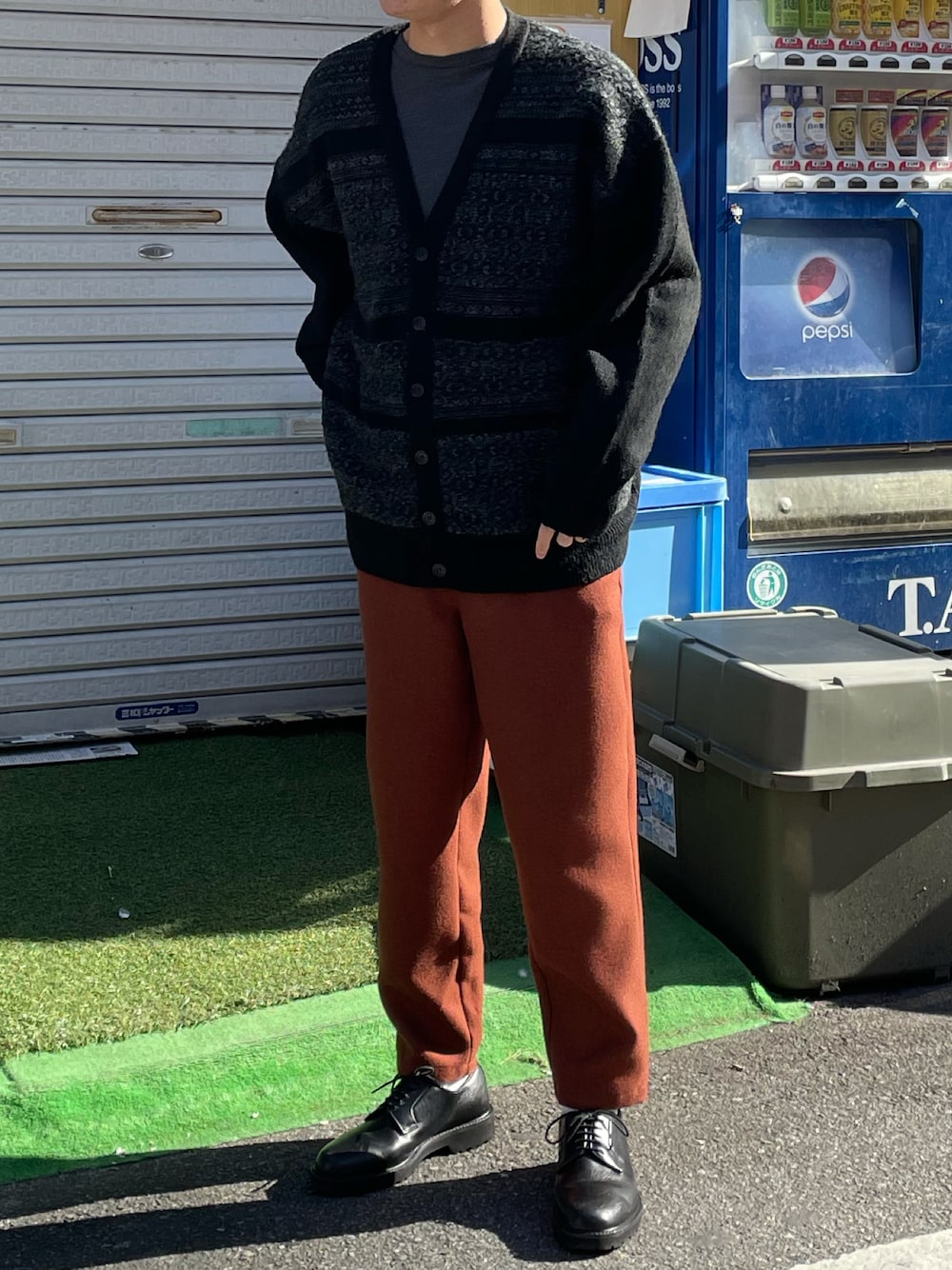 niko and（ニコアンド）の「フェアアイルニットカーディガン