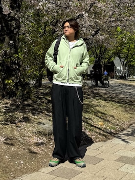 「ITTI（イッチ）のアイテム」を使った、shunya kogaさん（メンズ・182cm）の春コーディネート