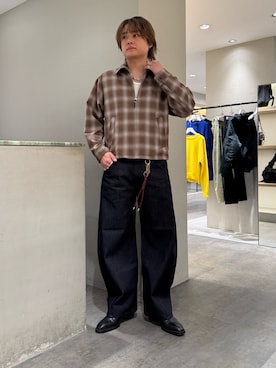 「Lui's（ルイス）のアイテム（アクセサリー）」を使った、shunya kogaさん（メンズ・182cm）の冬コーディネート