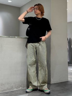「アイテム（ネックレス）」を使った、shunya kogaさん（メンズ・182cm・20代）の夏コーディネート