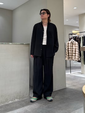 「Lui's（ルイス）のアイテム（その他パンツ）」を使った、shunya kogaさん（メンズ・182cm）の春コーディネート