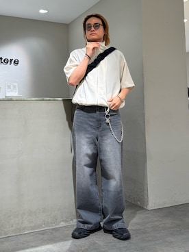 shunya kogaさん（骨格ストレート・メンズ・182cm）の夏コーディネート