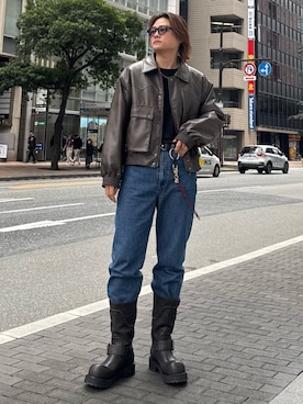 shunya kogaさん（骨格ストレート・メンズ・182cm・20代）の秋コーディネート