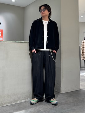 「Lui's（ルイス）のアイテム（ジャケット/アウター）」を使った、shunya kogaさん（メンズ・182cm）の春コーディネート