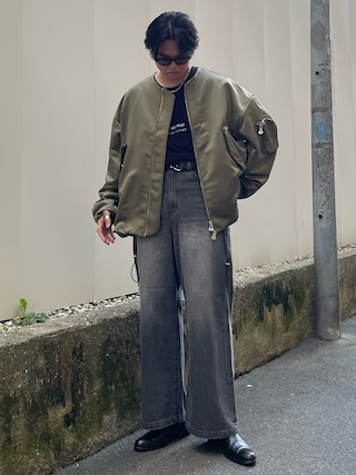 Lui's（ルイス）の「【ITTI/イッチ】Back Satin MA-1 ITTI Exclusive