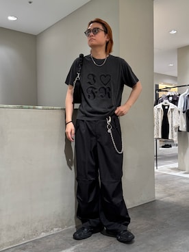 「アイテム（ウォレットチェーン）」を使った、shunya kogaさん（メンズ・182cm・20代）の夏コーディネート