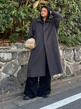 「アイテム（パーカー）」を使った、shunya kogaさん（メンズ・182cm）の秋コーディネート