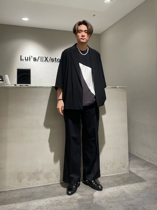 Lui's（ルイス）の「トリコット6分袖1Bオーバージャケット