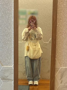 「Java（ジャバ）のアイテム（パンツ）」を使った、🌼さん（レディース・148cm）の夏コーディネート