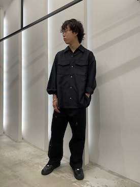 「URBAN RESEARCH（アーバンリサーチ）のアイテム（チノパンツ）」を使った、Kamichiさん（メンズ・165cm）の夏コーディネート