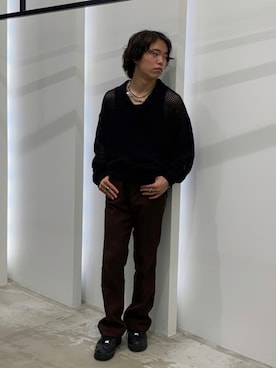 「Feng Chen Wang（フェン・チェン・ワン）のアイテム」を使った、Kamichiさん（メンズ・165cm）の夏コーディネート