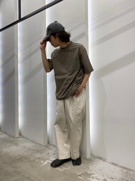 「URBAN RESEARCH（アーバンリサーチ）のアイテム（キャップ）」を使った、Kamichiさん（メンズ・165cm）の夏コーディネート