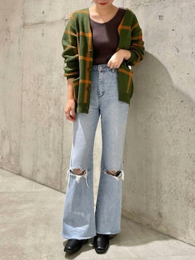 873さん(レディース・158cm)の秋コーディネート